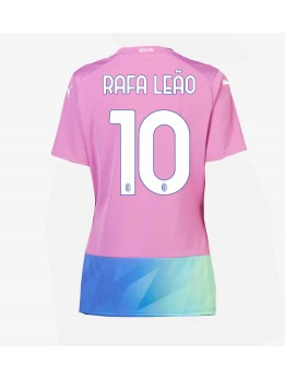 Billige AC Milan Rafael Leao #10 Tredjedrakt Dame 2023-24 Kortermet